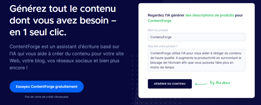 C’est quoi ContentForge ?