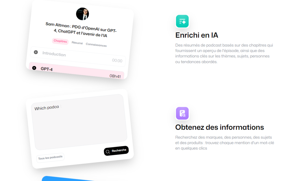 Les différentes fonctionnalités de Steno