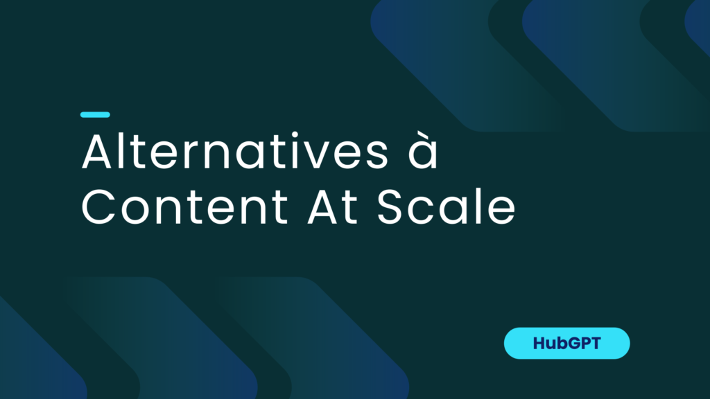 Meilleures alternatives à Content At Scale