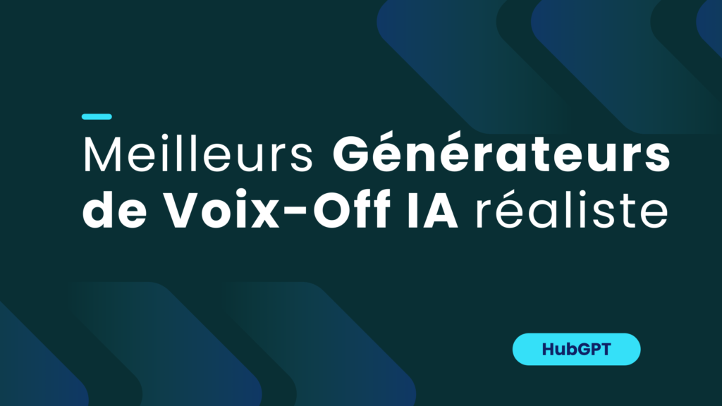 Générateurs de Voix-Off IA réaliste